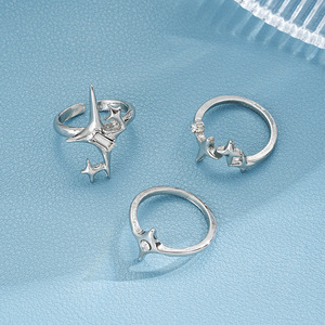 Женское Винтажное кольцо со звездами - Product Image 1