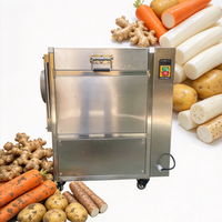 Industrieel 	 Aardappel wassen en schillen 	 Aardappel Schil- en Wasmachine 	 Elektrische fruit- en groenteschiller
