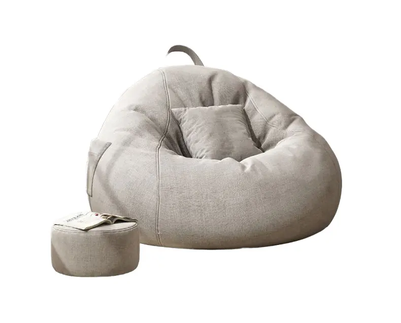 Large Small Lazy Sofa Cover Chairs Without Filler Linen Cloth Lounger Seat Bean Bag Pouf Puff Couch Tatami Living Room Beanbags