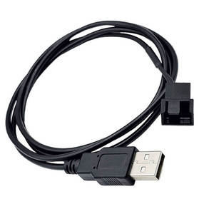 USB ถึง 2510 ขั้วต่อชายหญิง สีดำ PVC สายต่อขยายการถ่ายโอนข้อมูล สายอะแดปเตอร์ - Product Image 1