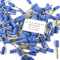 Tête de meulage en céramique de corindon de 6 mm à tige en forme de balle pour le polissage des métaux, marque OEM CHGV