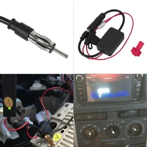 Amplificateur universel de signal d'<span class=keywords><strong>antenne</strong></span> FM d'autoradio automatique 12V et <span class=keywords><strong>adaptateur</strong></span> d'amélioration pour véhicules marins, bateaux et camping-cars - Product Image 2