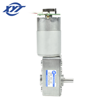 Moteur à engrenages à vis sans fin réversible A58-555 58 555 avec encodeur Hall, 12V 24V, moteur électrique à courant continu à faible vitesse, construction à aimant permanent