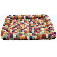 Lit pour chat et chien en laine, nouveau design 2025, forme de grotte, carré, amovible, lavable, mignon, pour animaux de compagnie d'intérieur