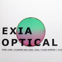 EXIA Lens A9 Lunettes de soleil Lentilles Miroir Rose Flash SHMC Couleurs dégradées UV400