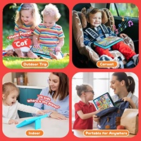 Tablette d'apprentissage pour les tout-petits 1-3 Jouets d'apprentissage trilingues avec musique et son