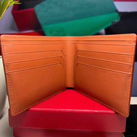 Portefeuille en peau de vache design personnalisé en gros Portefeuille court de luxe en cuir véritable pour hommes et dames