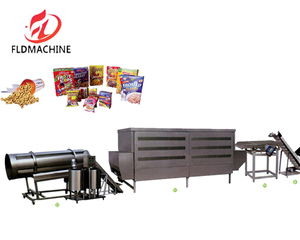 Điều kiện mới tự động đồ ăn nhẹ thực phẩm máy móc điện Ngô Puff đùn Mixer nướng lò sản xuất bột ngô phồng - Product Image 5