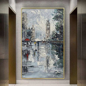 Décoration d'intérieur Art déco Nature morte 100% peinture à la main Acrylique texturé Minimaliste Grandes images murales Peinture à l'huile moderne faite à la main - Product Image 3
