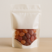Sacs en Mylar refermables et recyclables de qualité alimentaire pour impression numérique, 3,5 g à 14 g, pochettes debout pour salades, aliments pour animaux de compagnie, gâteaux