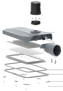 Luz de calle LED comercial para exteriores de 300W Varios soportes IP65 Impermeable 2700K-6700K Rango <span class=keywords><strong>Kelvin</strong></span> <span class=keywords><strong>4000K</strong></span> 5000K 6000K para carretera - Product Image 4