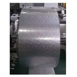 Factory Price Textured Embossed Silver Aluminum Foil Metallized Paper Embossed Paper Sheets Laminated Metal Paper Roll