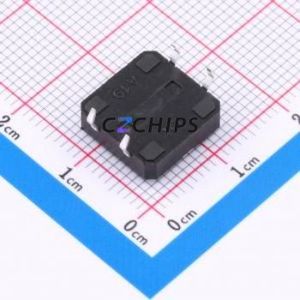 TS1243CJ 250gf 009 Tactile Switch Through hole Component (THT)-4P,12x12mm Switch Single Pole Single Throw 2.5N Through Hole 12mm - Product Image 2