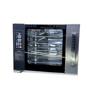 Horno de Convección Digital de Aire Caliente con 5 Bandejas y Cristal de Visión Completa, Horno de Acero Inoxidable de Calentamiento Rápido para Panadería, <span class=keywords><strong>Pizza</strong></span> y Repostería - Product Image 2