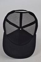 Gorra de malla de 5 paneles avanzada para hombre con visera curva personalizable, gorra de camionero con ajuste moderno, gorra de béisbol