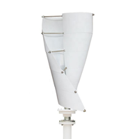 5kw 220v nouvelle conception système hybride solaire petits kits de générateur d'éolienne en spirale verticale 5000w