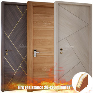 Cina top fornitori porta tagliafuoco 20 60 90 minuti 120 legno porta puerta de madera resistente <span class=keywords><strong>al</strong></span> fuego interno hdf porta per la casa - Product Image 1