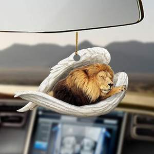 Gran oferta, boxeador, alas de Ángel blancas para dormir, nido, amantes de los perros, adorno colgante para coche, colgante de decoración automática - Product Image 2