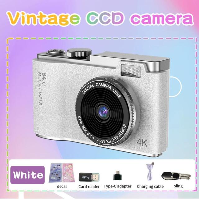New 4K 8X Vintage Digital Camera Children LK-003