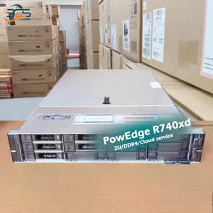 Serveur rack pour applications Web Dell EMC PowerEdge R740 R740xd à bas prix, 2U, avec châssis 2,5"/3,5"/processeur Xeon 6240M/128 Go de RAM - Product Image 1