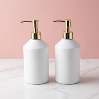 Bouteille vide TAOLIN pour shampoing et savon, vente en gros, 500 ml, en plastique PET, ronde, avec pompe pulvérisatrice, impression sérigraphique