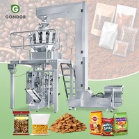 Machine d'emballage verticale automatique pour sucre glace en vrac, bonbons et chips de pommes de terre, avec injection d'azote