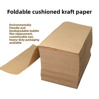 Expédition directe de Shanghai – Papier kraft pliable et amortissant en forme de Z/accordéon, 70g/50g, pour équipement lourd, écologique