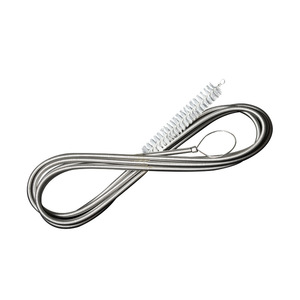 Brosse de nettoyage de tube flexible longue, poils en acier inoxydable et en nylon, adaptée au nettoyage de la pompe à <span class=keywords><strong>eau</strong></span> de la cuisine à domicile - Product Image 4
