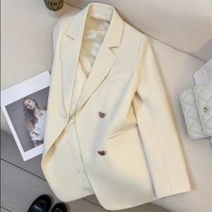 Nouveau <span class=keywords><strong>Manteau</strong></span> <span class=keywords><strong>Long</strong></span> Femme Printemps-Automne à Manches Longues avec Poches, Boutons de Luxe, Doublure, Tendance, Uni et Ajusté - Product Image 2