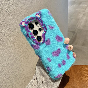 Coque de téléphone souple et moelleuse à motif monstre tacheté avec support appareil photo pour <span class=keywords><strong>Samsung</strong></span> Galaxy S26 Ultra S25 S23 A57 A56, avec sangle mignonne et protection intégrale - Product Image 2