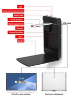 3 puertos USB con teclas táctiles 16 megapíxeles software de arranque automático enfoque automático escáner de documentos de libros de alta resolución