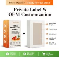 Chinaherbs OEM ODM Capsules d'Oméga Végétales Mélange Végétalien pour la Nutrition Quotidienne, le Bien-être Général et la Routine de Soins Familiaux