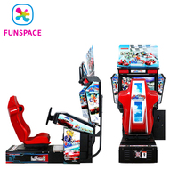 Simulateur de course automobile, machine de jeu d'arcade à monnayeur, équipement de divertissement intérieur pour aire de jeux