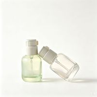 Flacon distributeur en verre cosmétique de 30 ml avec pompe verrouillable pour crème BB, base de teint, adapté aux solutions d'emballage en vrac pour produits de beauté