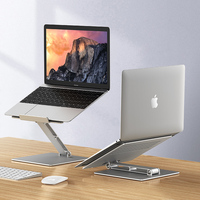 Feixiang P10 Support d'ordinateur portable réglable pliable en aluminium avec coussinets de refroidissement pour ordinateurs portables 11-16 pouces Support de table de bureau Portable-Stock