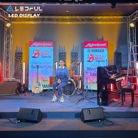 Écran publicitaire personnalisé en aluminium P1.8 P2.5, contrôle Wifi, 4G, affichage LED pliable