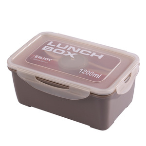 Boîte à lunch en gros pour enfants, conteneur alimentaire anti-fuite avec séparateurs, boîte bento pour le stockage des aliments - Product Image 6