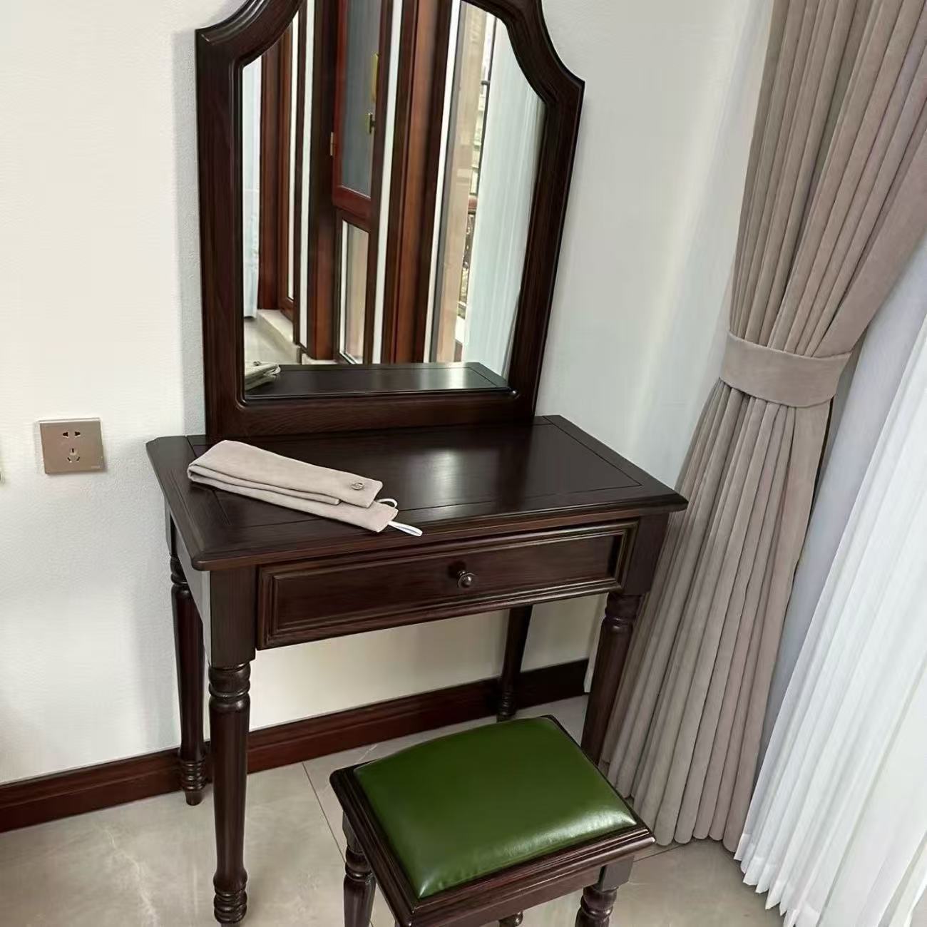 Tabouret de coiffeuse 80 cm