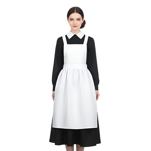 Costume da Cameriera Bianco e Nero Sorella <span class=keywords><strong>Isabella</strong></span> Set Costume Cosplay in Poliestere Costumi di Halloween - Product Image 1