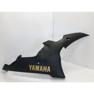 Pannello Carenatura Moto Yamaha Nero con Logo Oro Lato Sinistro Ricambio - Product Image 1