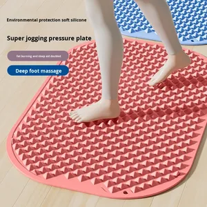 Planche d'acupression en silicone de qualité alimentaire pour massage des pieds, type marche ultra-lente, pour stimulation profonde des points de pression des orteils et des semelles, fitness - Product Image 1