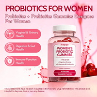 Gummies Probiotiques Marque Blanche OEM Soutien Immunitaire Vitamine C Saveur Canneberge 60 Unités Pour Femmes Certifié GMP Vente en Gros Usine