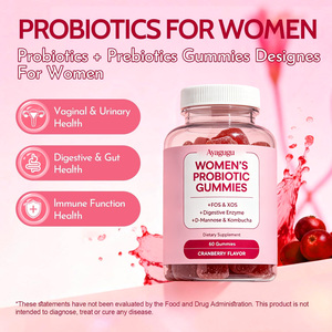 OEM Private Label Probiotic <b>Gummies</b> Immune Support Vitamin C Cranberry Flavor 60 Count Women GMP Certified Factory Wholesale - Product Image 3