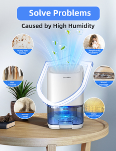Mini <span class=keywords><strong>d</strong></span>éshumidificateur portable <span class=keywords><strong>pour</strong></span> armoire 350 ml/jour, <span class=keywords><strong>extracteur</strong></span> <span class=keywords><strong>d</strong></span>'<span class=keywords><strong>humidité</strong></span> semi-conducteur 1,3 kg, petit éliminateur <span class=keywords><strong>d</strong></span>'<span class=keywords><strong>humidité</strong></span> - Product Image 3