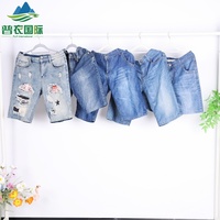 Pantalones Cortos de Mezclilla para Hombre de Segunda Mano Directo de Fábrica, Grado A, Casuales de Verano, Venta al por Mayor, Proveedor de Ropa Usada a Granel para Exportación