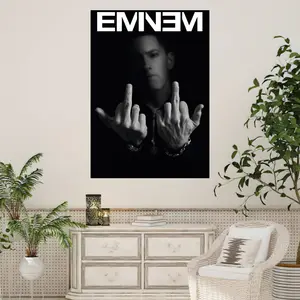 Rapper Eminem The Show Poster Prints Wall Sticker Painting Bedroom Living Room Decoration Office Home Self Adhesive