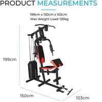 Station multifonctionnelle de musculation à domicile, cage de musculation, rack à squats, banc, équipement de musculation, machine de musculation Smith, grue à portique