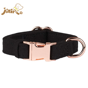 Tela de lana de tweed resistente para <span class=keywords><strong>collar</strong></span> y correa de perro Un conjunto con oro rosa en todas las estaciones - Product Image 5