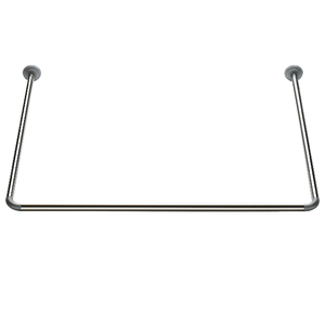 Haute qualité en forme de U en acier inoxydable <span class=keywords><strong>douche</strong></span> <span class=keywords><strong>tringle</strong></span> 22-25mm en aluminium <span class=keywords><strong>tringle</strong></span> à rideau de <span class=keywords><strong>douche</strong></span> <span class=keywords><strong>d</strong></span>'<span class=keywords><strong>angle</strong></span> - Product Image 3