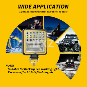 Dxz 4inch LED làm việc thanh ánh sáng màu vàng trắng lái xe đèn xe tải lũ + tại chỗ kết hợp offroad LED sương mù ánh sáng mắt thiên thần Điều kiện Mới - Product Image 5